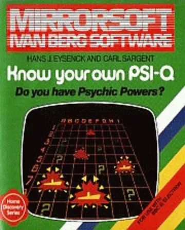 Know Your Own PSI-Q (1984)(Mirrorsoft-Ivan Berg Software) box cover front